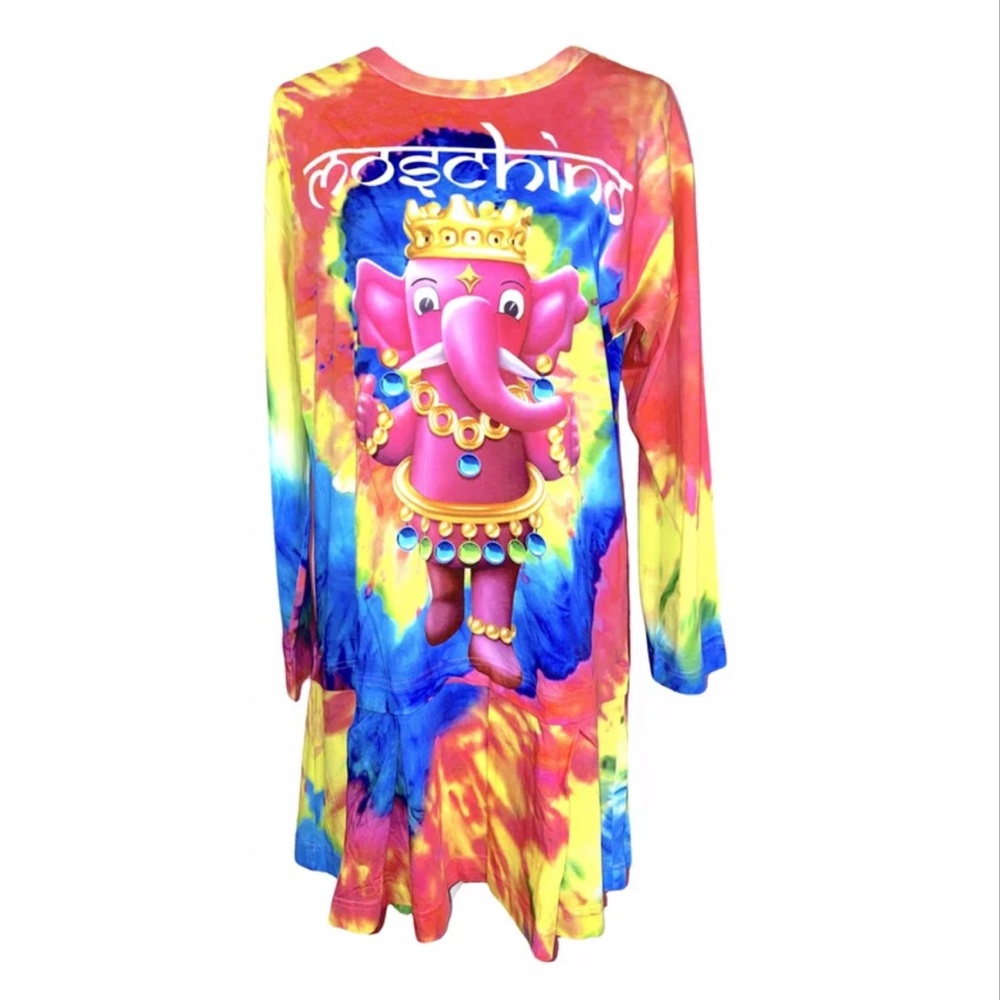Moschino  Tie-Dye Fabric dress
